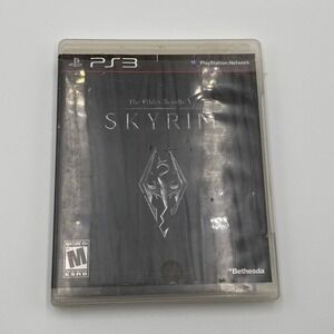 Elder Scrolls V: Skyrim - PS3 Game - Complete With Map And‎ Inserts